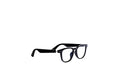 Bluetooth smart glasses with blue light blocking lenses, voice control, and stereo earplug audio in colour KX01S