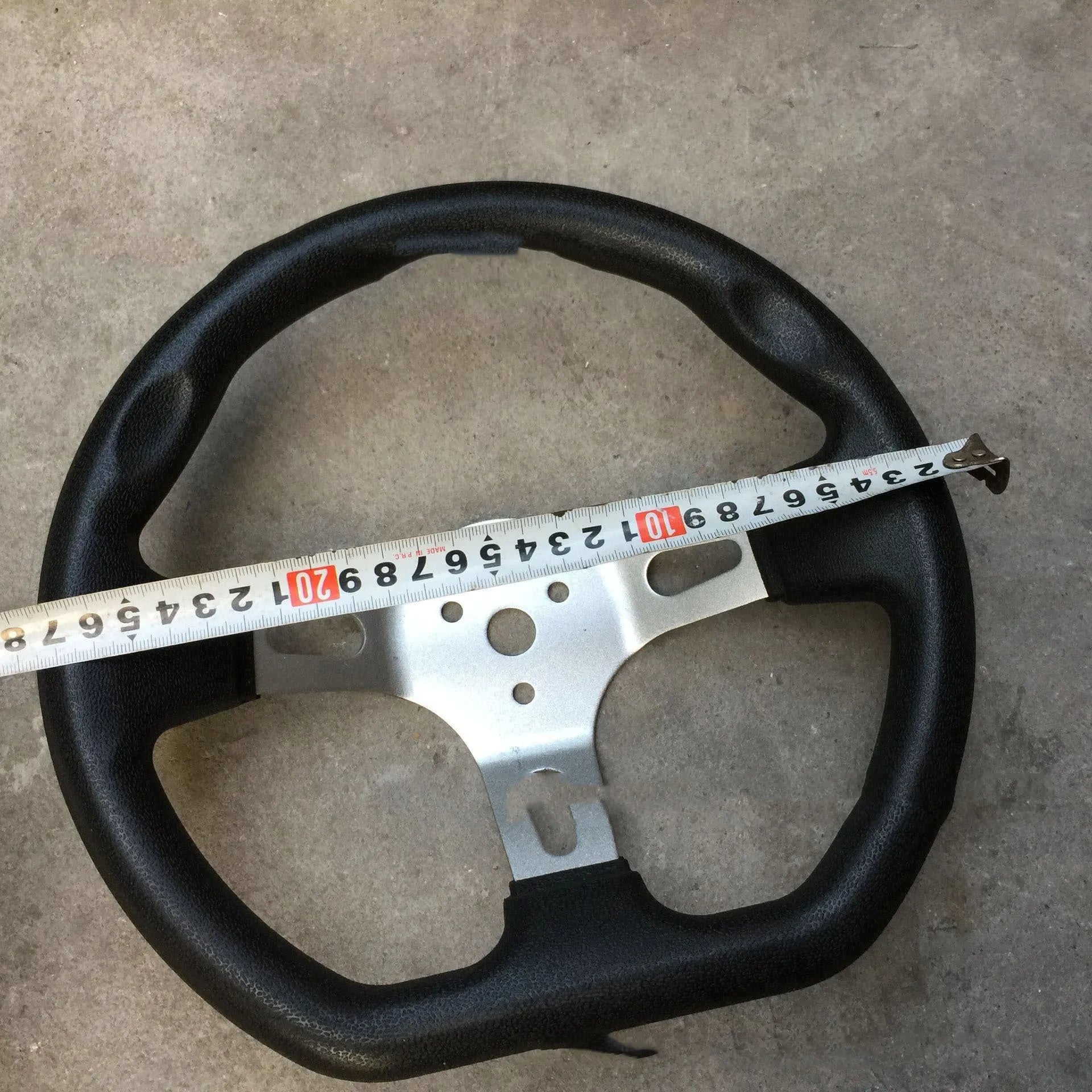SL black 27 cm diameter steering wheel for four-wheel karting, replacement kart wheel