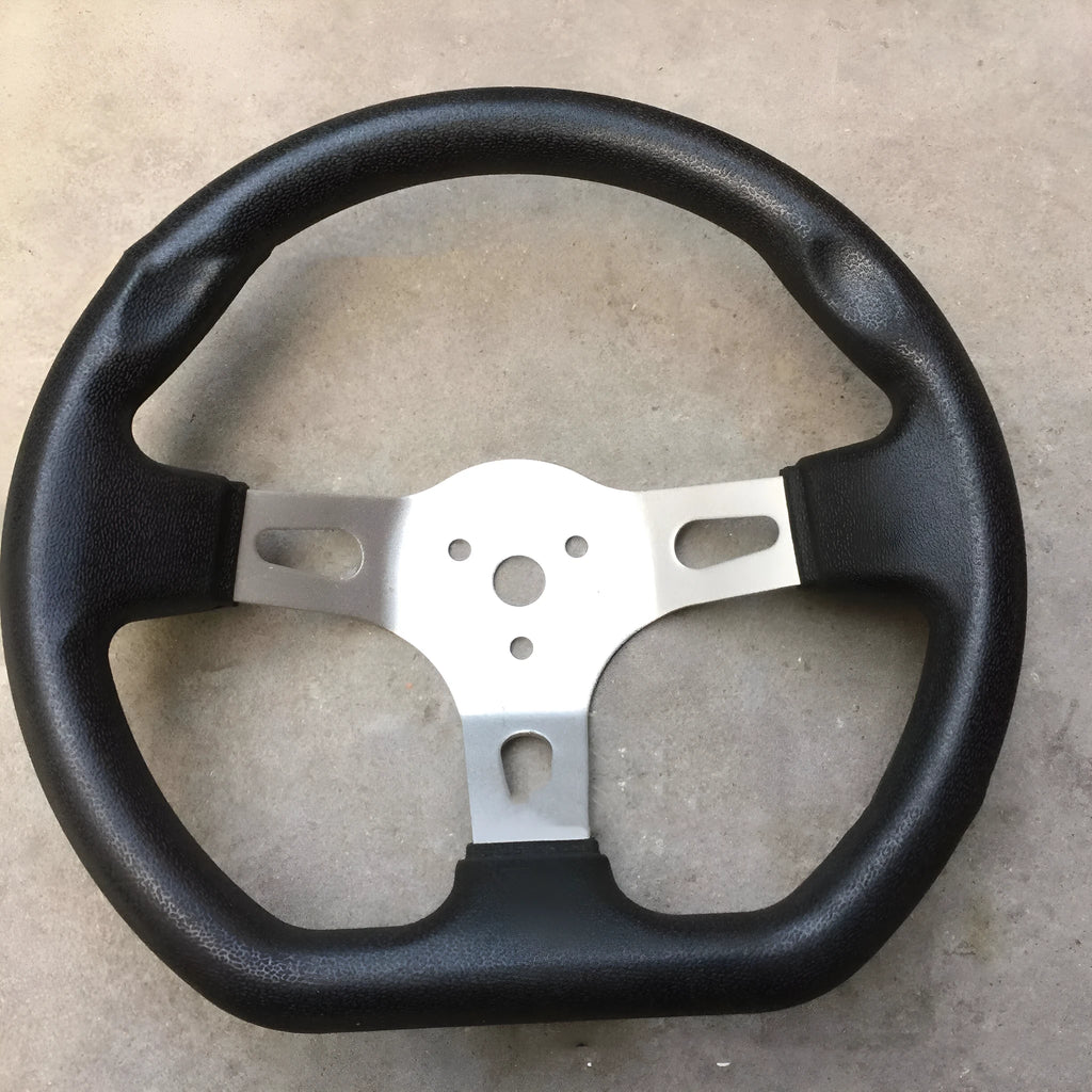 SL black 27 cm diameter steering wheel for four-wheel karting, replacement kart wheel