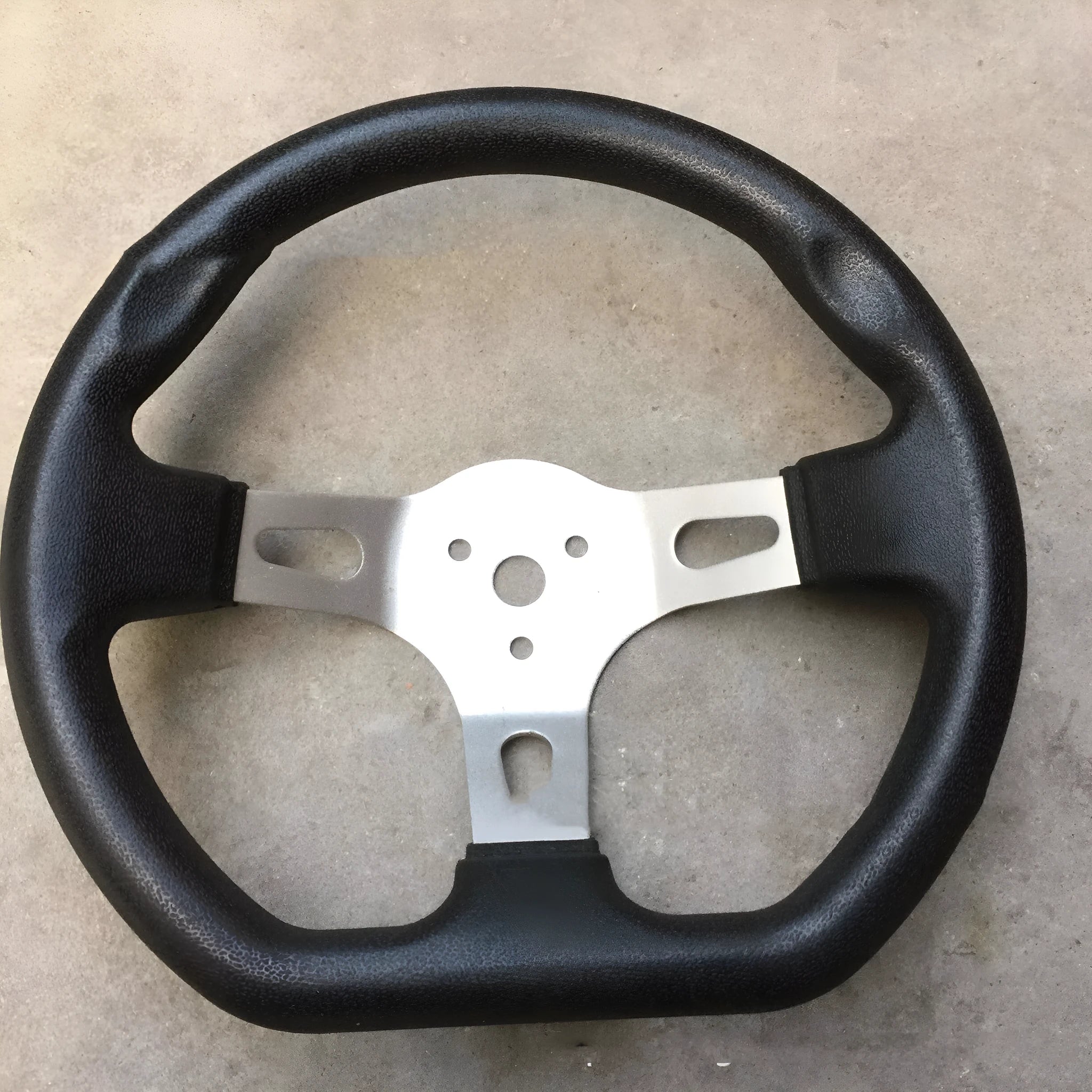 SL black 27 cm diameter steering wheel for four-wheel karting, replacement kart wheel