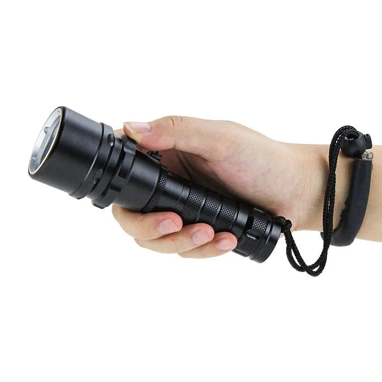 10W underwater professional strong light camera light with aluminium alloy body and multiple LED colour options