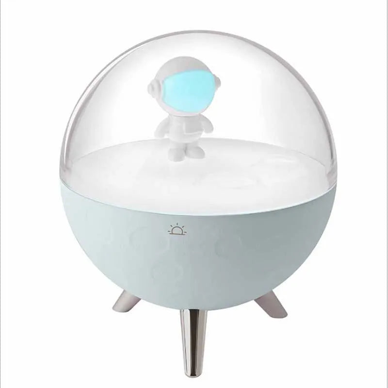 Cartoon character USB night light with LED illumination in blue colour option
