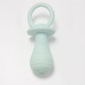 TPR flash pacifier dog toy in grey, wear-resistant biting toy 13x5cm
