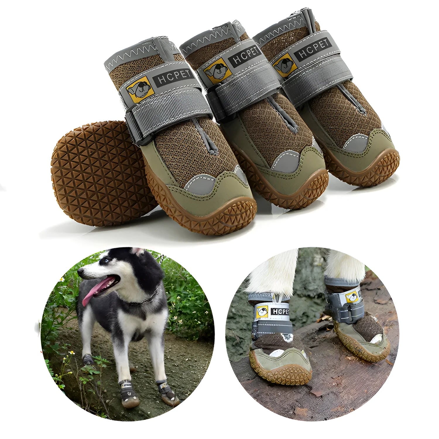 Summer breathable non-slip rubber pet dog shoes in multiple colours for small dogs