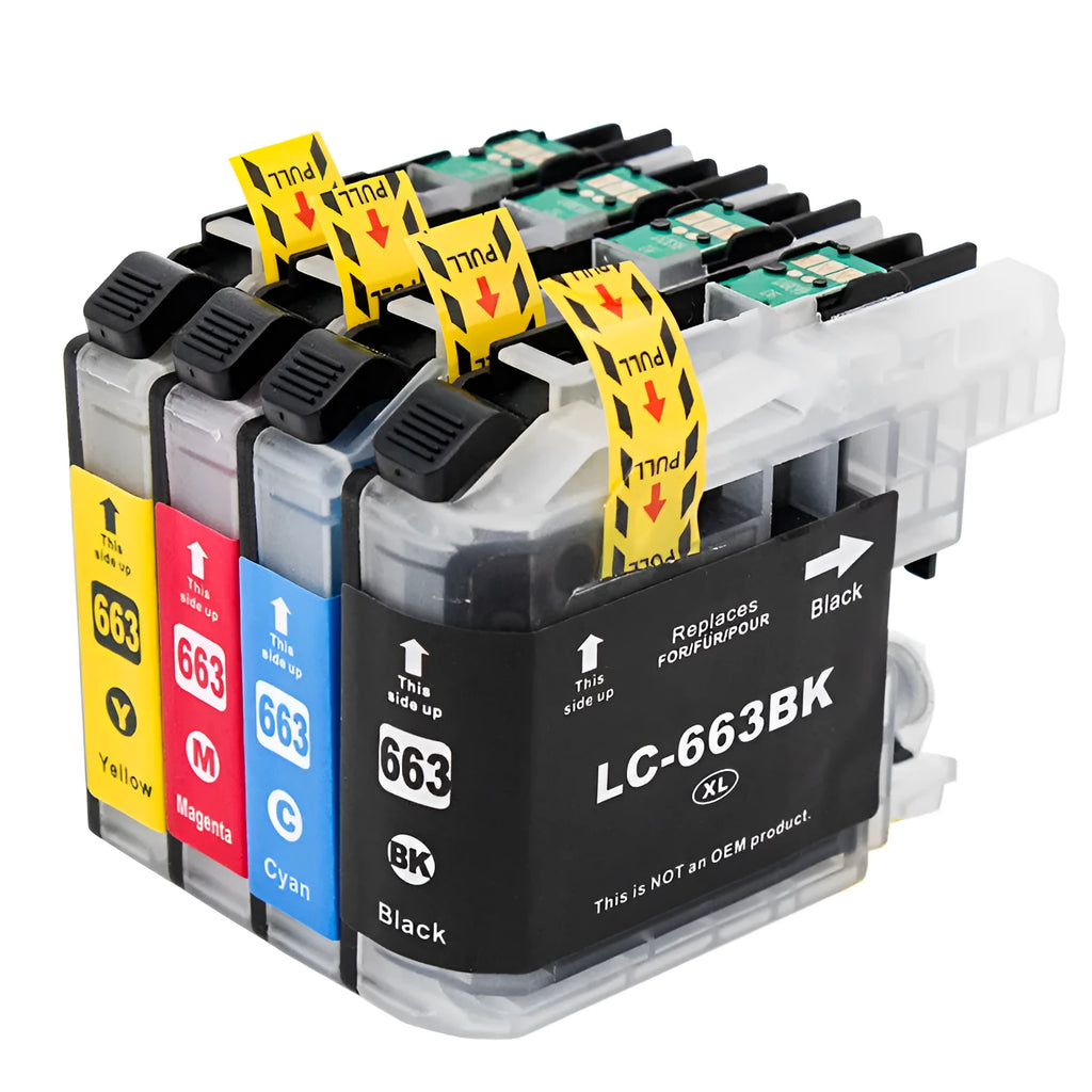 Brother LC663BK black ink cartridge 20ml in simple package for MFC-J2320 J2720 Hong Kong