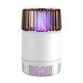 Electric mosquito killer lamp in black or ivory white, 12x12x19.5cm, USB powered, with purple light and suction fan