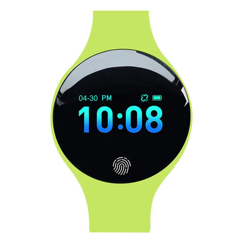 Smart watch with 37mm dial on strap showing 0.66-inch screen and Bluetooth pedometer functions