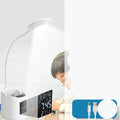 White desk lamp with USB power and touch switch for study eye protection