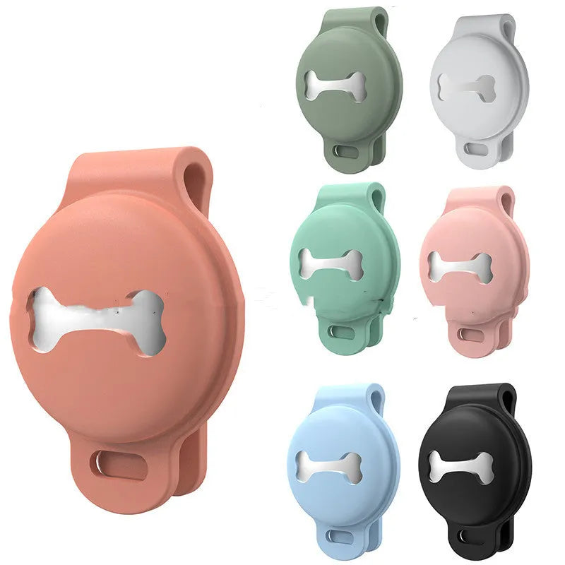 Aero Tower Accessories Silicone Protective Cover Anti-Drop Anti-Vibration for Pet Collars in Black Blue Red White Green Brown Grey Pink