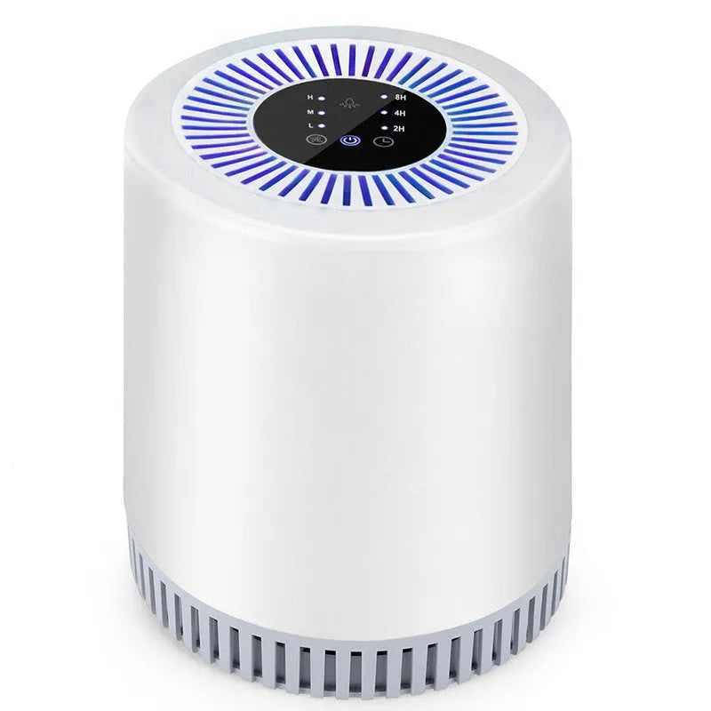 White indoor air purifier for medium-sized rooms up to 20 square metres.
