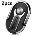Universal mobile phone car ring bracket shown in black, silver, blue, gold, and red colour options.