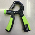 Counting adjustable gripper with TPR anti-slip grip in black, green, red, blue colours