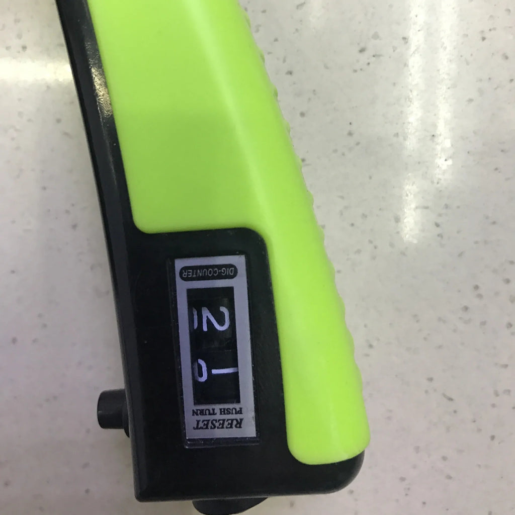 Counting adjustable gripper with TPR anti-slip grip in black, green, red, blue colours