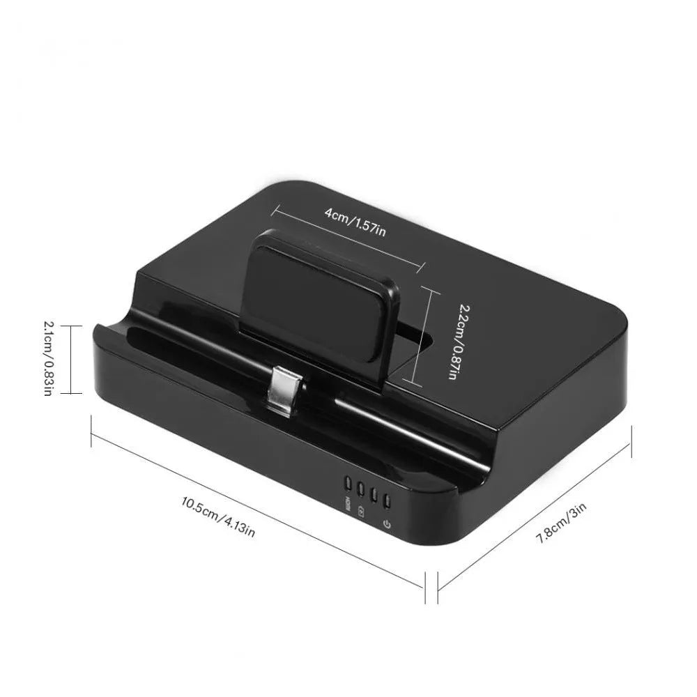Black USB-C to HDMI converter for mobile phone to HD display connection