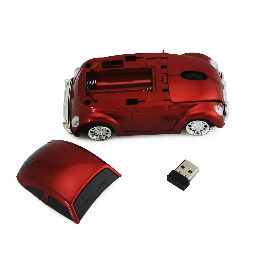 Creative 2.4g wireless beetle optical mouse in choice of colours with three buttons