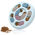 PP dog puzzle feeding bowl in conventional size for slow eating and choking prevention