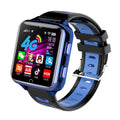 Children's smart sports watch with black silicone strap and 1.54-inch touchscreen