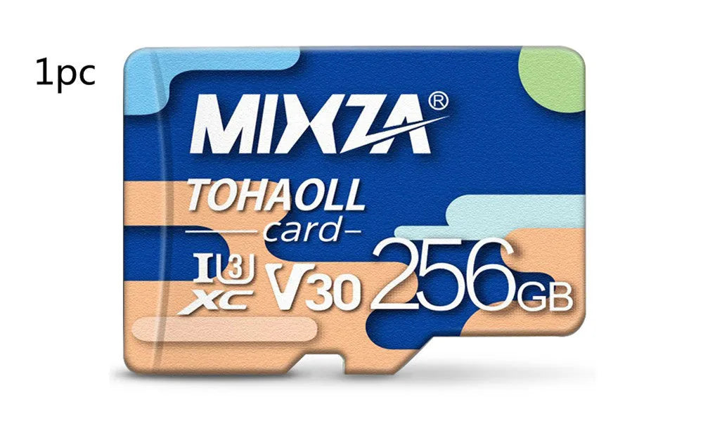 Class 10 C10 TF memory card in 16GB to 256GB capacity for phone and driving recorder use