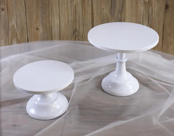 Three-tier black dessert tray with 25cm sections displaying cakes and pastries