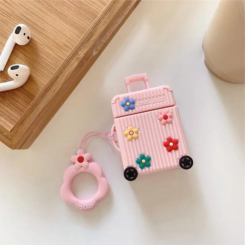 Silicone flip cover for Apple AirPods 1st and 2nd generation charging case in multiple colours.