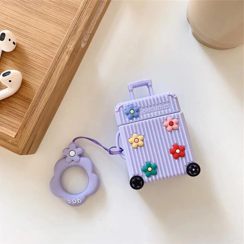 Silicone flip cover for Apple AirPods 1st and 2nd generation charging case in multiple colours.