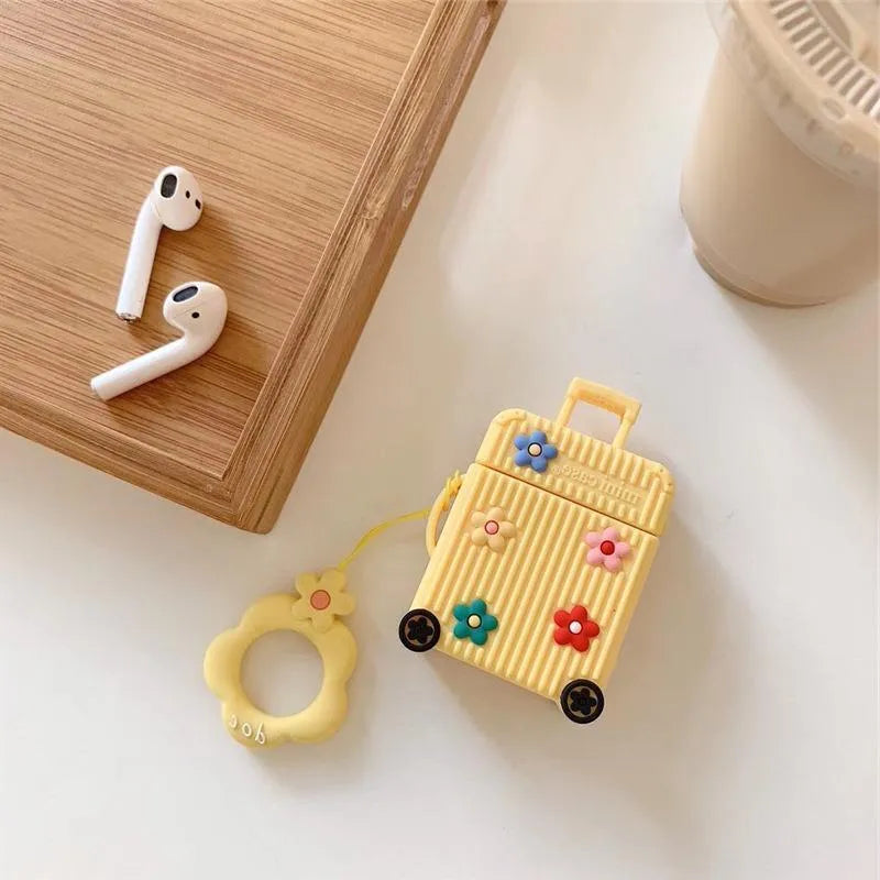 Silicone flip cover for Apple AirPods 1st and 2nd generation charging case in multiple colours.