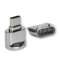 Gold metal micro USB TF card reader adapter for Android smartphones