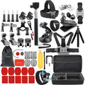 Black PC mounting bracket kit for 84 model action cameras with secure fit