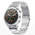 LEMFO LF26 smart bracelet with 1.3-inch screen shown in Black and Brown Silver colour options