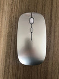 Wireless Bluetooth dual mode slim mini mouse with 1200 DPI adjustable resolution in black