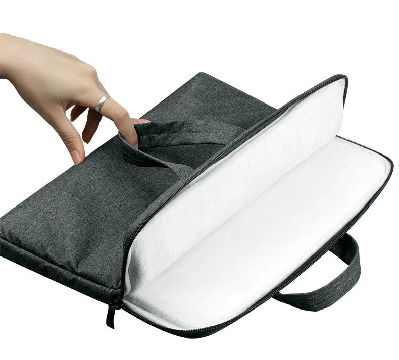 Ant cloth laptop bag in Apple Grey with soft handle, suitable for MacBook Air and Pro 13.3 inch