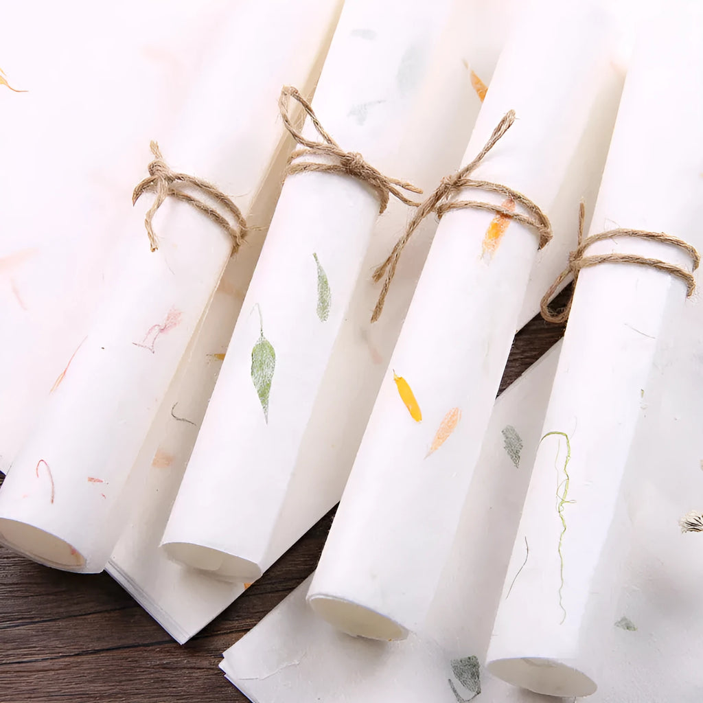 Chinese ancient style painting paper stationery set with traditional patterns in four colour options