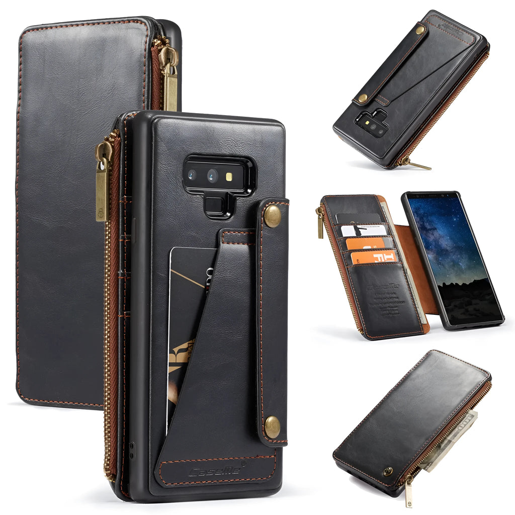 PU leather flip phone case for Samsung Galaxy Note9 in three colour options
