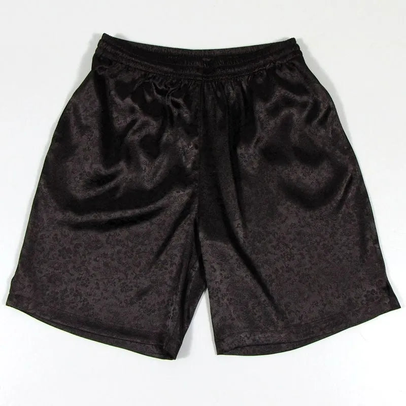 Traditional Chinese Tang suit shorts with elastic waistband in multiple colour options