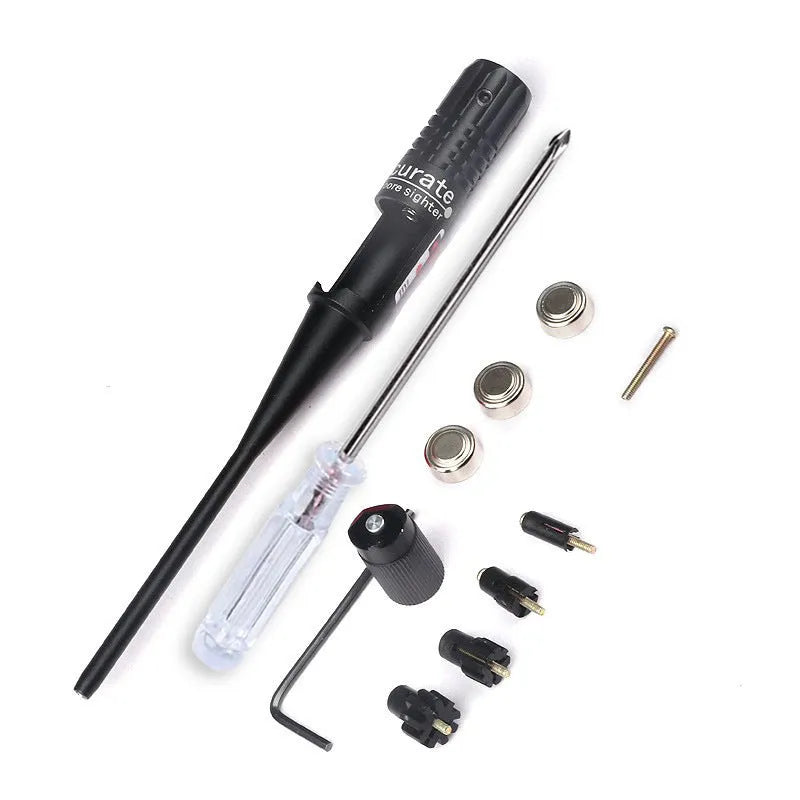 Black matte T6010 aluminium alloy laser calibration device 190mm 80mm 30mm with red or green beam option