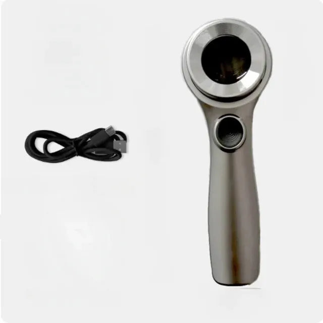 Black appraisal magnifying glass with 30x optical lens and LED light for jewellery inspection