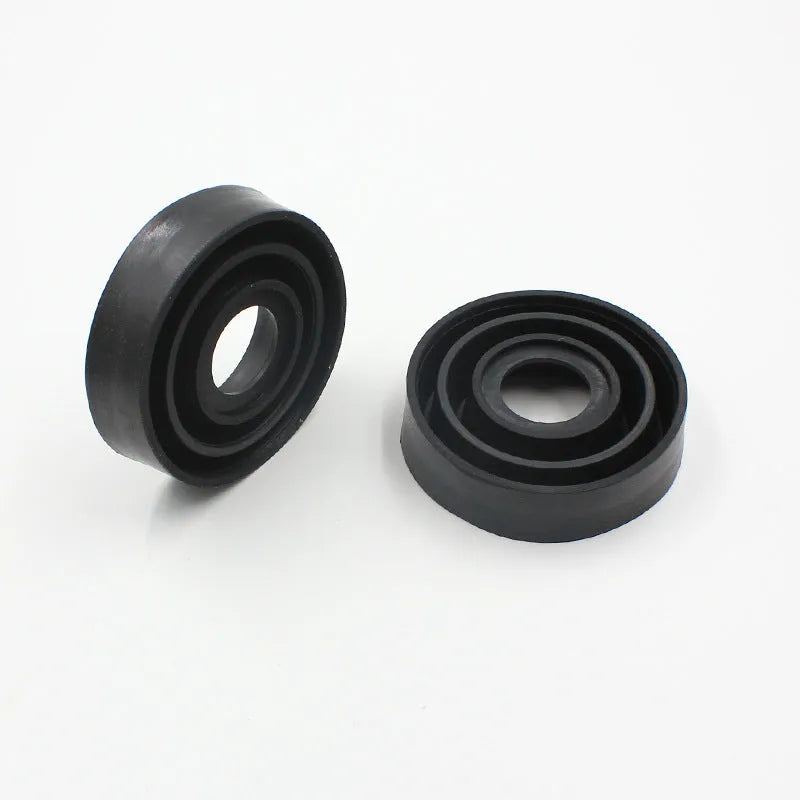 Car headlight silicone dust cover shown in Type A closed and Type B open styles.