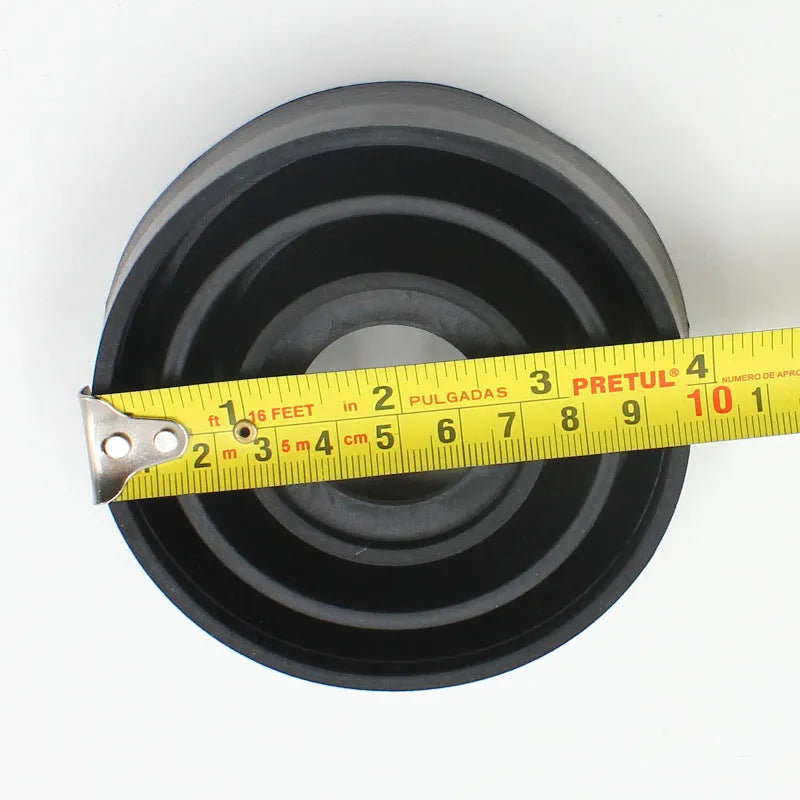 Car headlight silicone dust cover shown in Type A closed and Type B open styles.