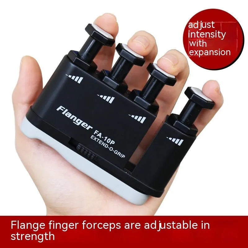 Plastic climbing fingerboard guitar beginner finger practice apparatus 80x72x30mm in black with adjustable resistance
