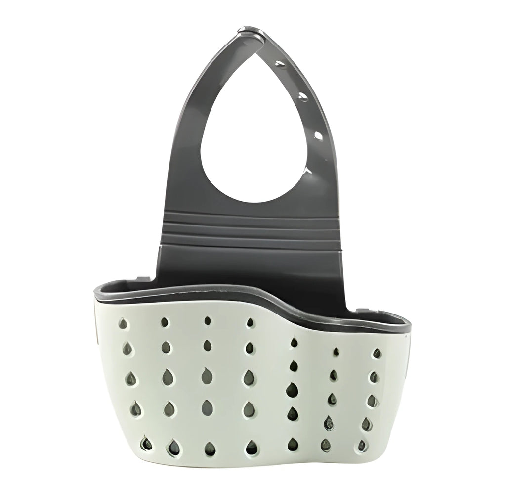 Rubber kitchen drain holder sponge storage rack in beige colour 22 x 13 x 0.5cm
