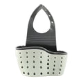 Rubber kitchen drain holder sponge storage rack in beige colour 22 x 13 x 0.5cm