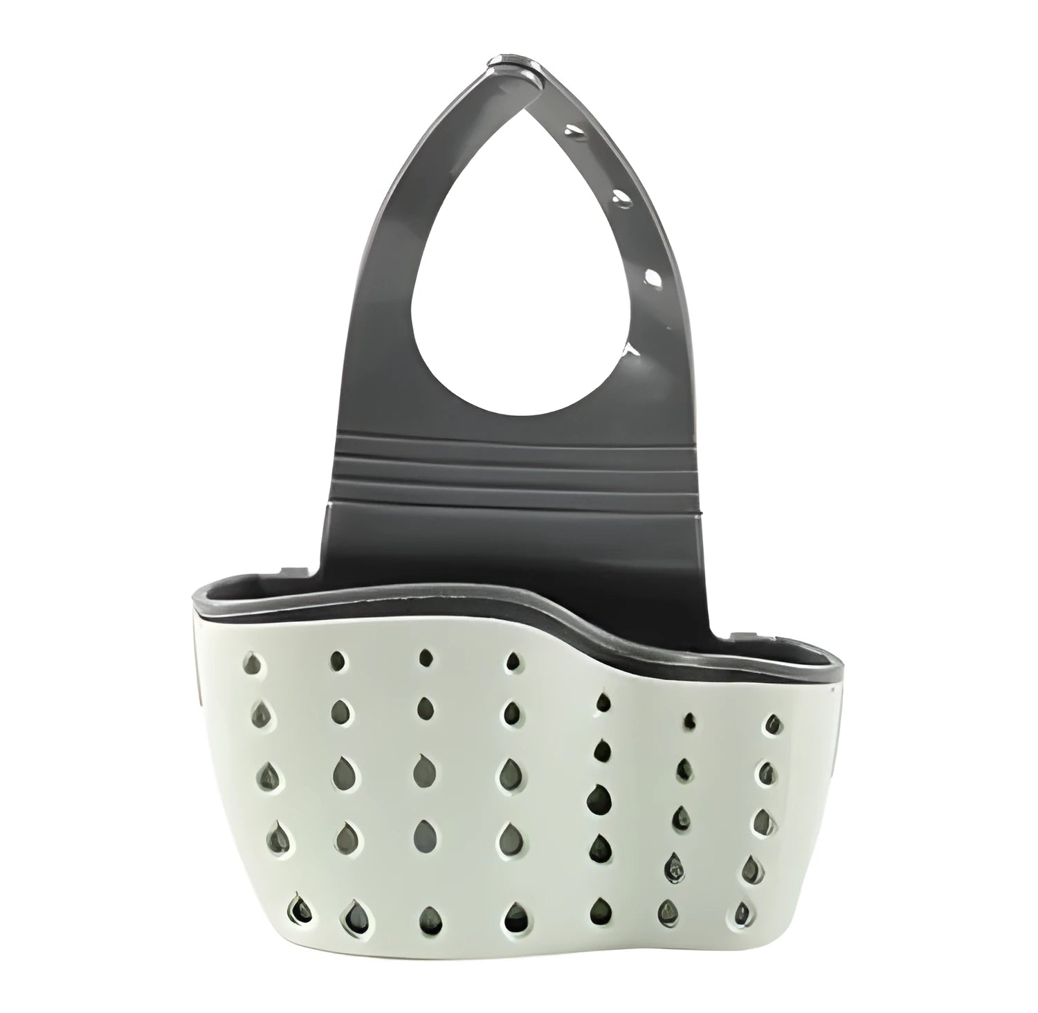 Rubber kitchen drain holder sponge storage rack in beige colour 22 x 13 x 0.5cm