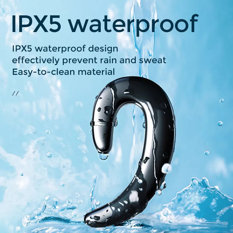 Really painless Bluetooth headset in black with Bluetooth 5.0 and 72-hour battery