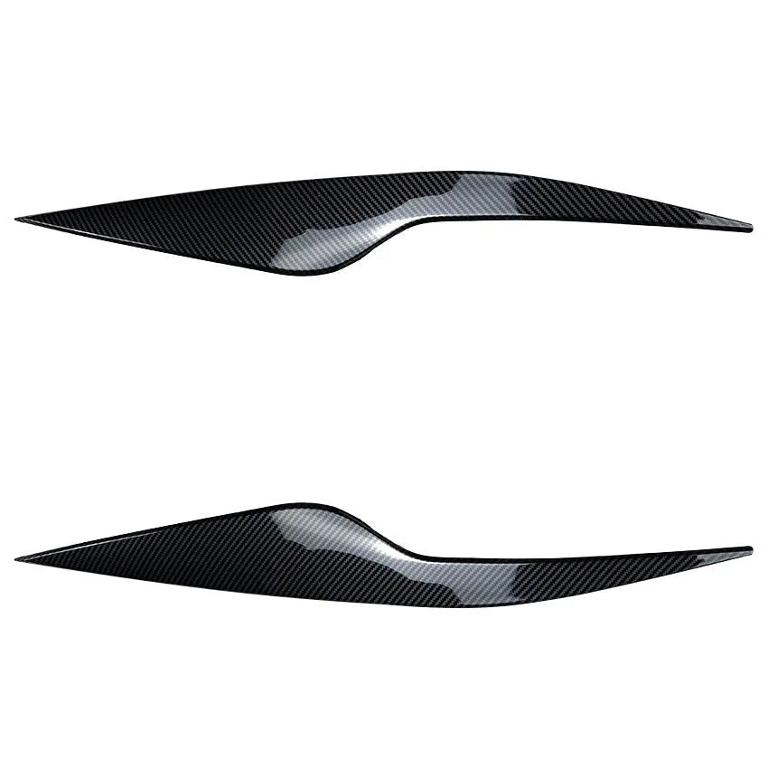 Ford Focus headlight sticker set in carbon fibre pattern or piano black finish