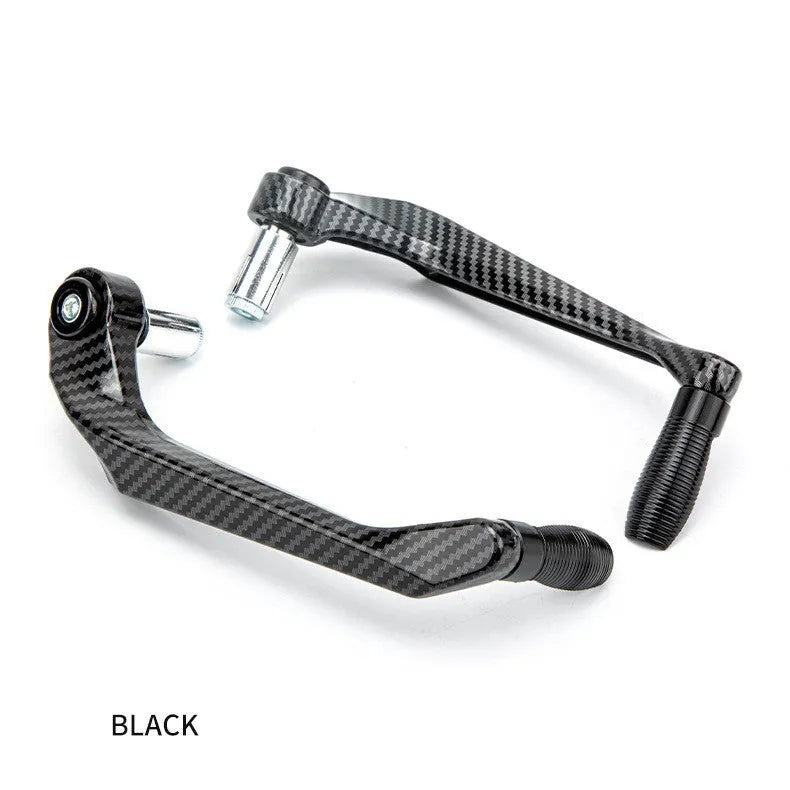 Aluminium motorcycle hand guards with water transfer printed pattern in multiple colour options
