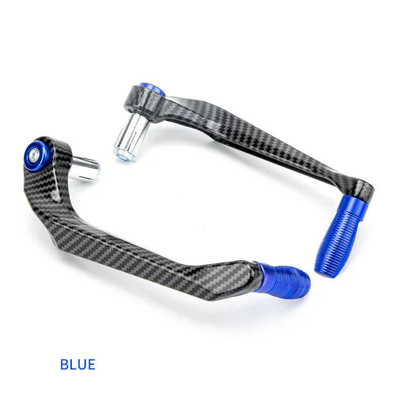Aluminium motorcycle hand guards with water transfer printed pattern in multiple colour options