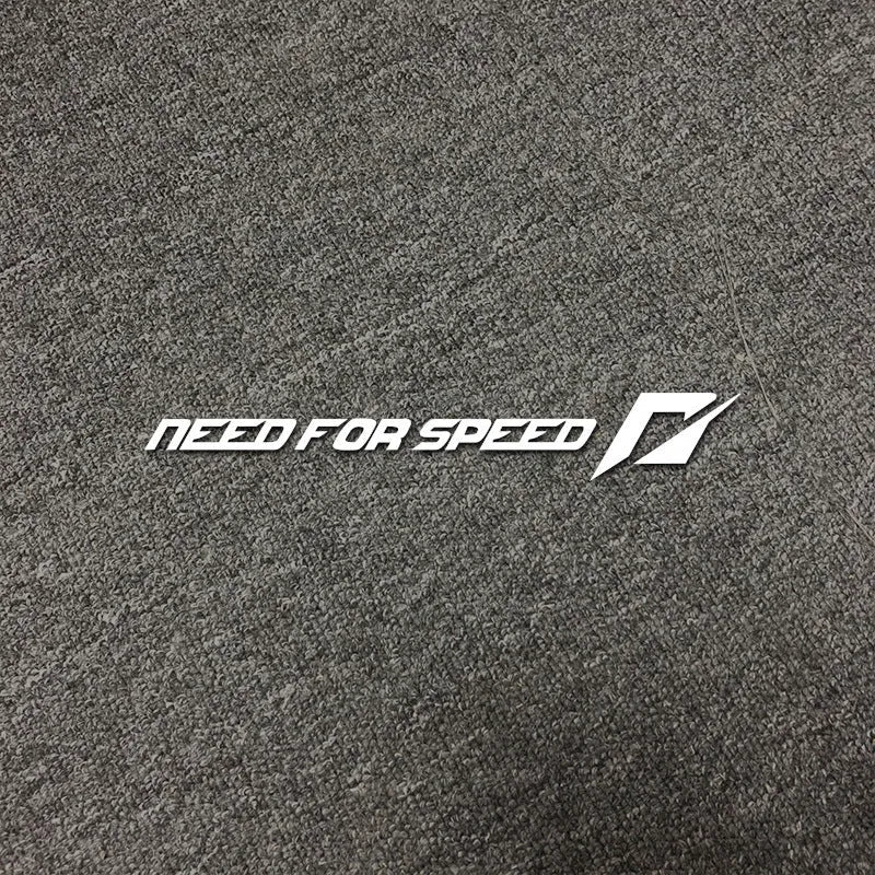 Need For Speed branded car window vinyl sticker in choice of colours and lengths.