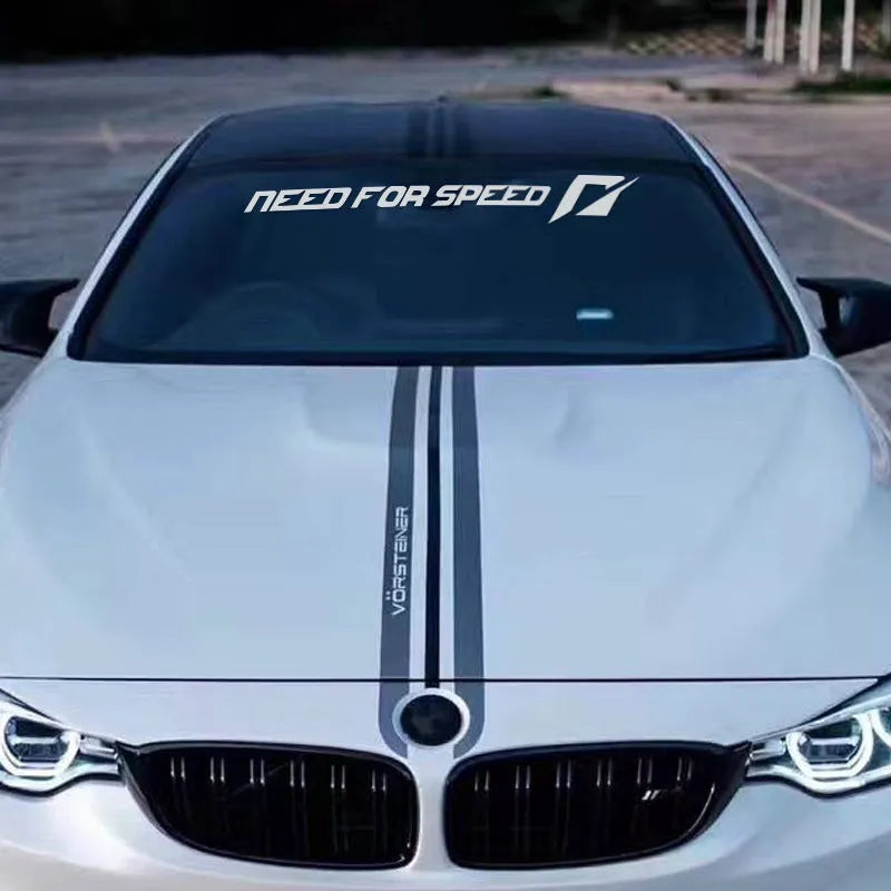 Need For Speed branded car window vinyl sticker in choice of colours and lengths.