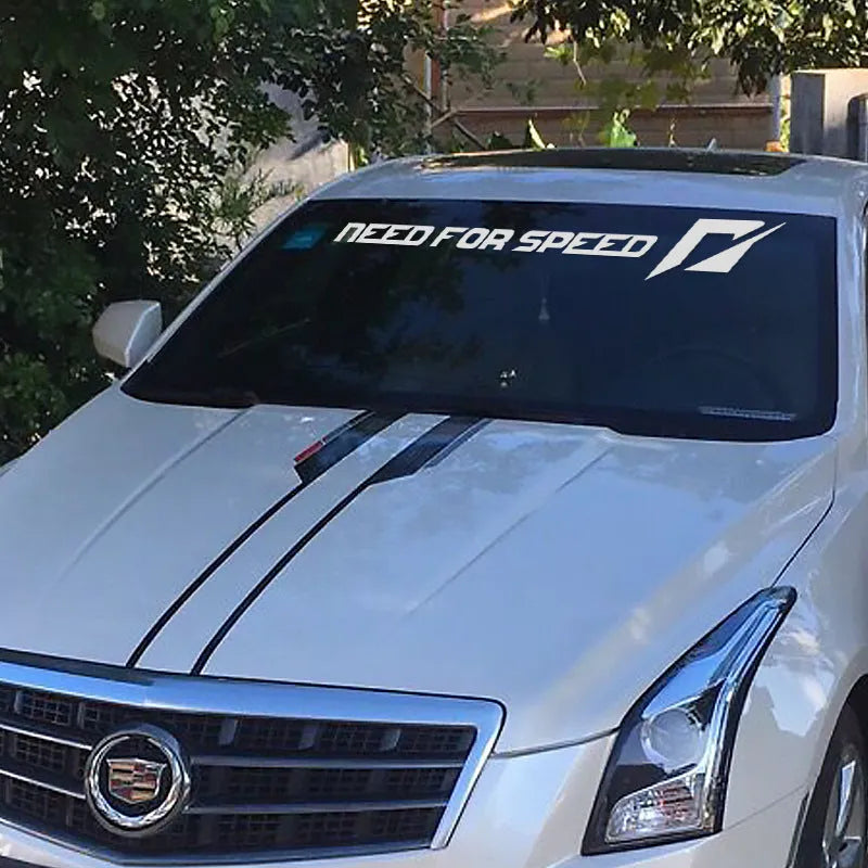 Need For Speed branded car window vinyl sticker in choice of colours and lengths.
