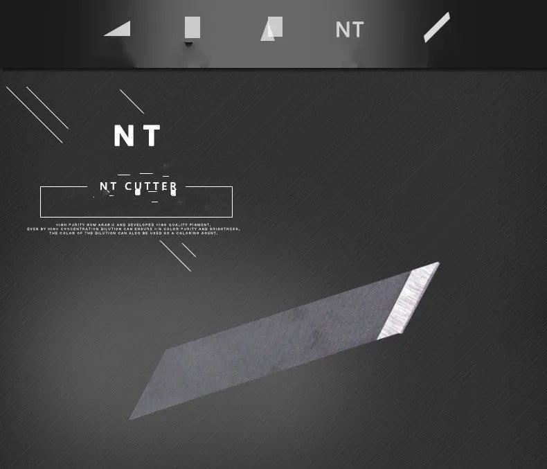 NT Cutter BDC-200P 30-degree and BDA-200P 45-degree replacement blade packs with 40 blades each